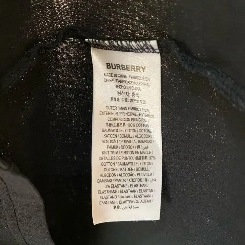 Burberry Burberry Black Cotton Men's T-Shirt Size US XXL / EU 58 / 5 - 4 Thumbnail