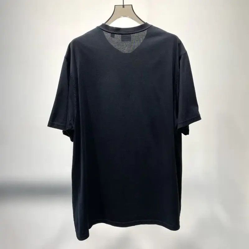 Burberry Burberry Black Cotton Men's T-Shirt Size US XXL / EU 58 / 5 - 2 Thumbnail