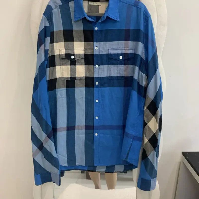 Burberry Burberry Multicolor Cotton Shirt for Men Size US XL / EU 56 / 4 - 2 Thumbnail