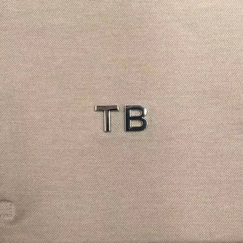 Burberry Burberry Short Sleeve Khaki Cotton Polo Shirt Size US XS / EU 42 / 0 - 3 Thumbnail