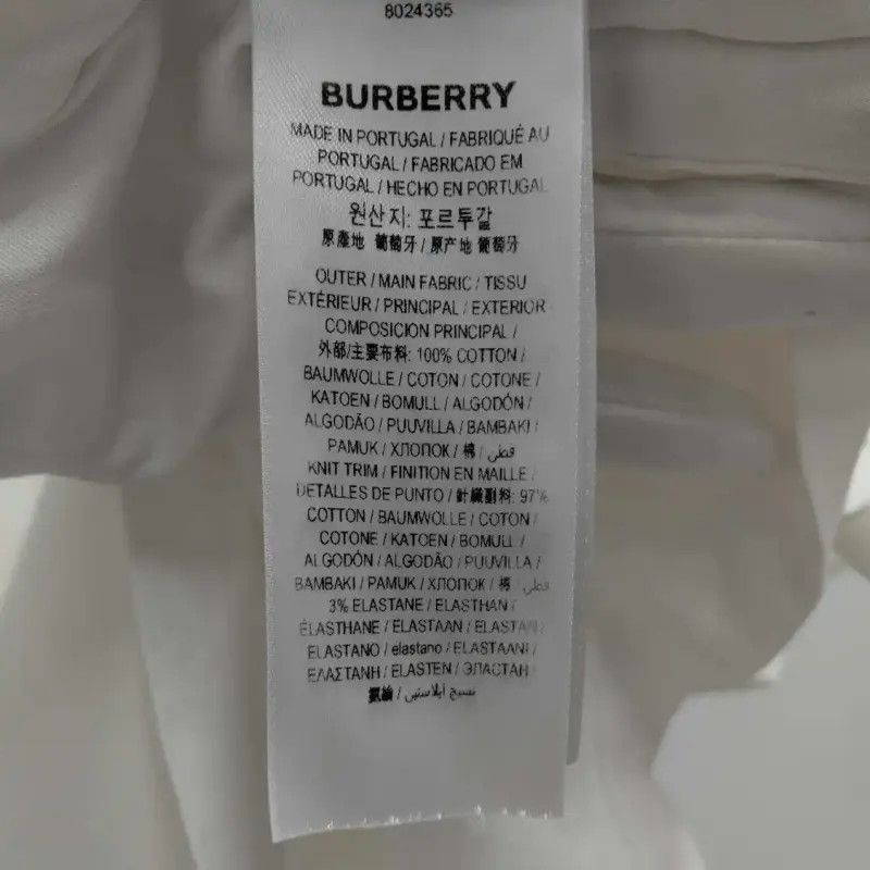 Burberry Burberry White Cotton Summer T-Shirt Size US XXL / EU 58 / 5 - 5 Thumbnail