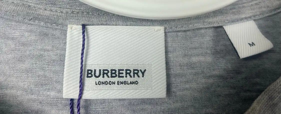 Burberry Burberry Gray Cotton Men's T-Shirt Size US M / EU 48-50 / 2 - 4 Thumbnail