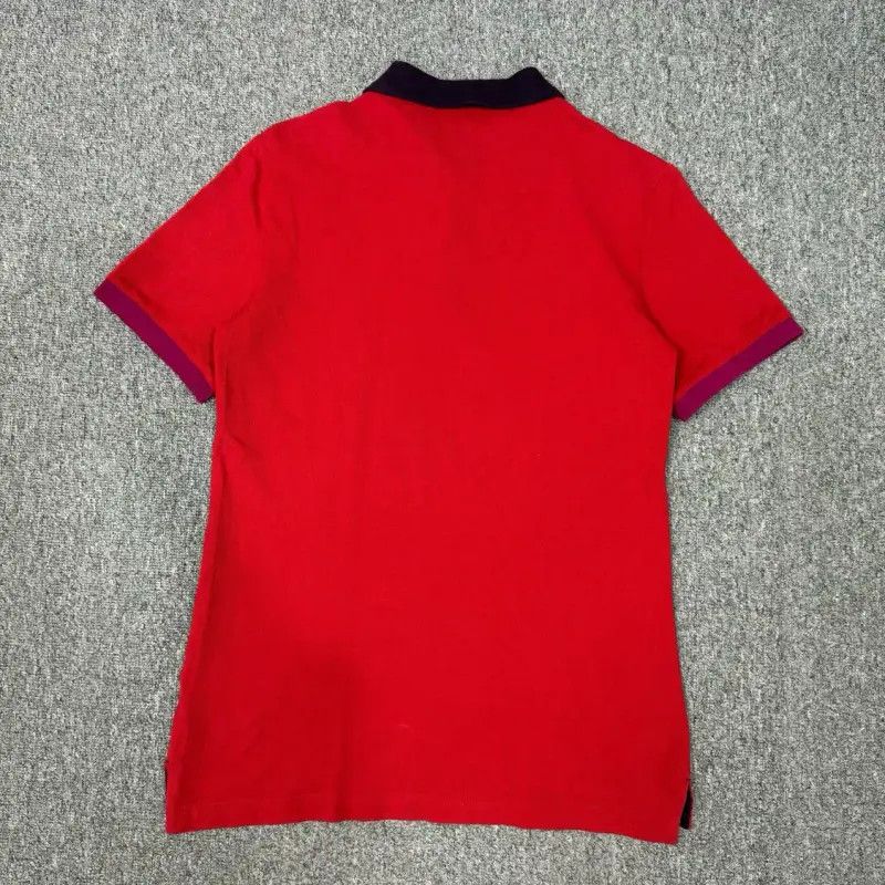 Burberry Burberry Red Cotton Men's Polo Shirt Size US S / EU 44-46 / 1 - 2 Thumbnail