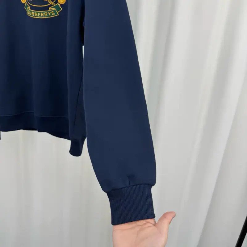 Burberry Burberry Men's Navy Cotton Logo Sweatshirt Size US S / EU 44-46 / 1 - 4 Thumbnail