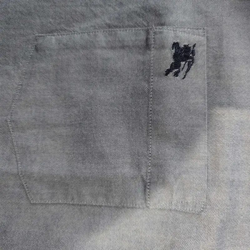 Burberry Burberry Men's Dark Gray Cotton Shirt Size US S / EU 44-46 / 1 - 3 Thumbnail