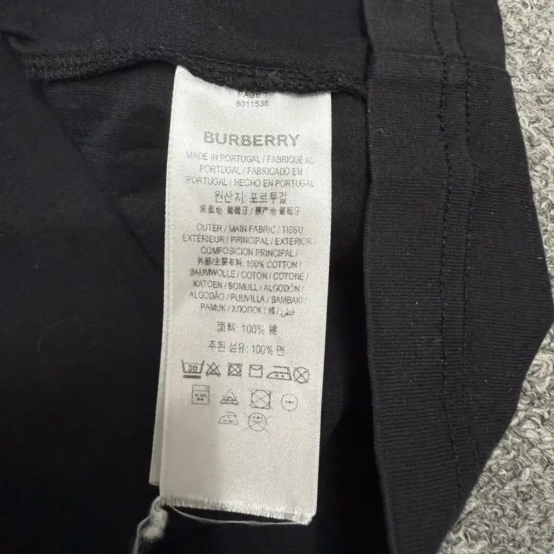 Burberry Burberry Black Cotton XXL T-Shirt Size US XXL / EU 58 / 5 - 4 Thumbnail
