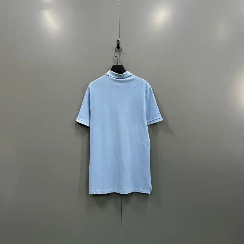 Burberry Burberry Summer Blue Cotton Short Sleeve T-Shirt Size US XL / EU 56 / 4 - 2 Thumbnail