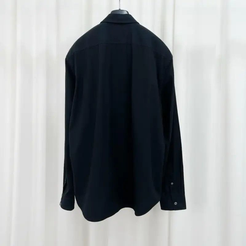 Burberry Burberry Black Cotton Long Sleeve Shirt for Men Size US L / EU 52-54 / 3 - 2 Thumbnail