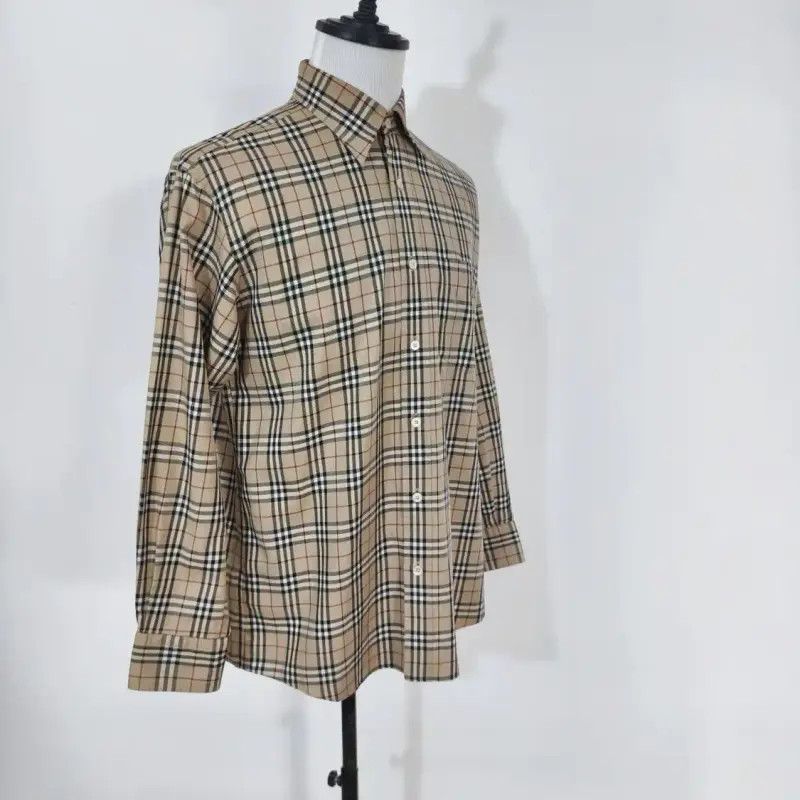 Burberry Burberry Check Cotton Long Sleeve Shirt Size US L / EU 52-54 / 3 - 3 Thumbnail
