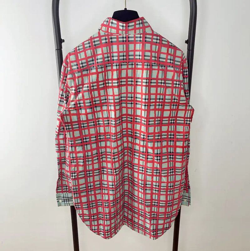 Burberry Burberry Multi-Color Cotton Men's Shirt Size US XL / EU 56 / 4 - 2 Thumbnail