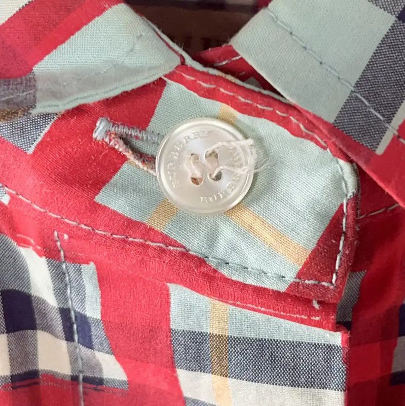 Burberry Burberry Multi-Color Cotton Men's Shirt Size US XL / EU 56 / 4 - 3 Thumbnail