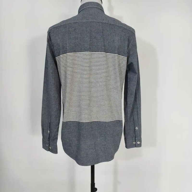 Burberry Burberry Men's Long Sleeve Color Block Shirt Size US M / EU 48-50 / 2 - 4 Thumbnail