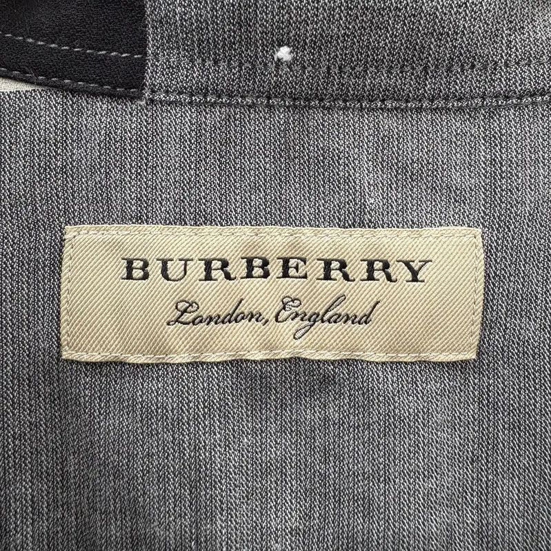 Burberry Burberry Gray Checkered Cotton Shirt Size US S / EU 44-46 / 1 - 3 Thumbnail