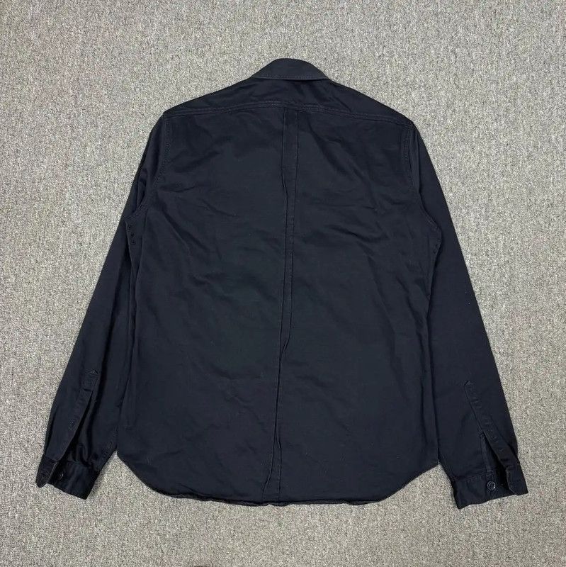 Burberry Burberry Black Cotton Long Sleeve Shirt Size US L / EU 52-54 / 3 - 2 Thumbnail
