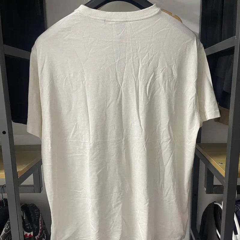 Burberry Burberry Men's Cream T-Shirt in XL Size Size US XL / EU 56 / 4 - 2 Thumbnail