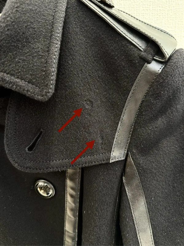 Burberry Burberry Black Wool Double-Breasted Long Coat Size US S / EU 44-46 / 1 - 5 Thumbnail
