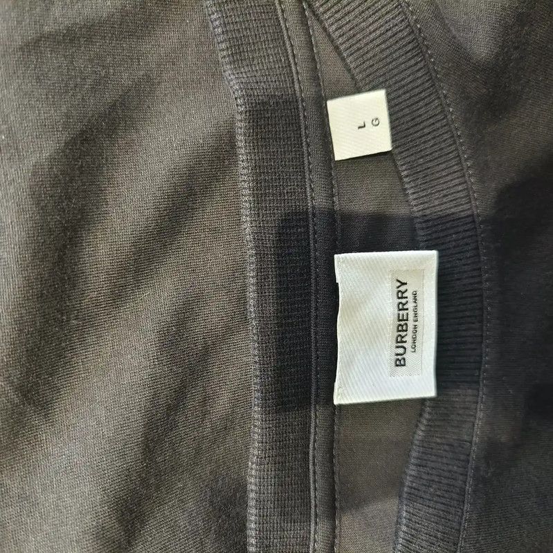Burberry Burberry Black Cotton T-Shirt for Men Size US L / EU 52-54 / 3 - 3 Thumbnail