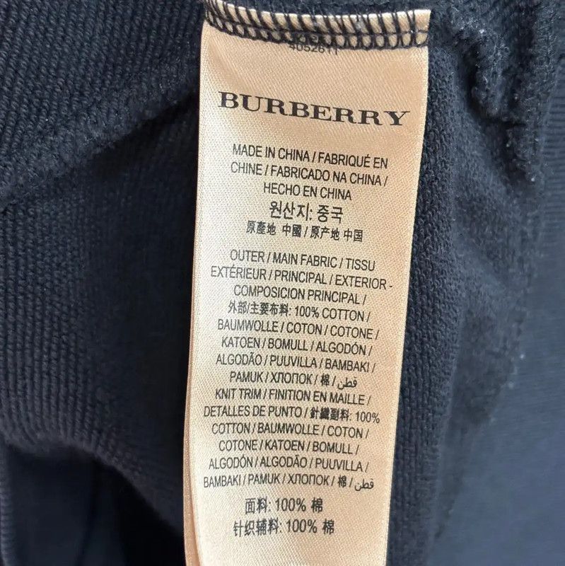 Burberry Burberry Black XXL Men's Sweatshirt with Artwork Size US XXL / EU 58 / 5 - 5 Thumbnail
