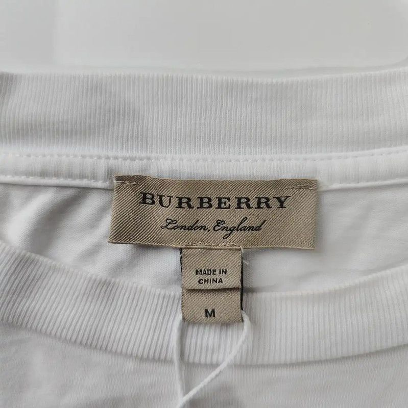 Burberry Burberry White Cotton Men's T-Shirt Size US M / EU 48-50 / 2 - 3 Thumbnail