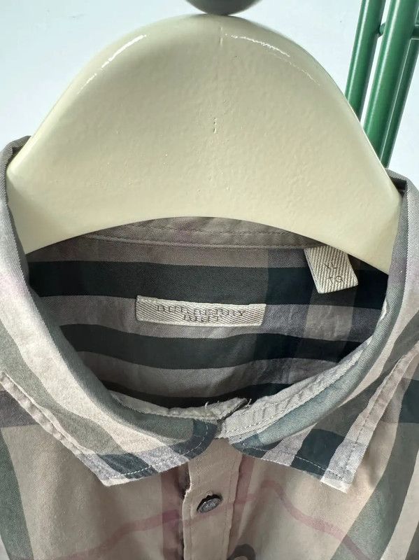 Burberry Burberry Brown Check Long Sleeve Shirt Size US XL / EU 56 / 4 - 3 Thumbnail