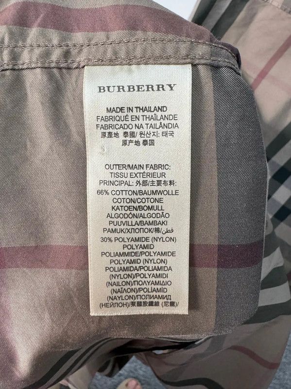 Burberry Burberry Brown Check Long Sleeve Shirt Size US XL / EU 56 / 4 - 4 Thumbnail
