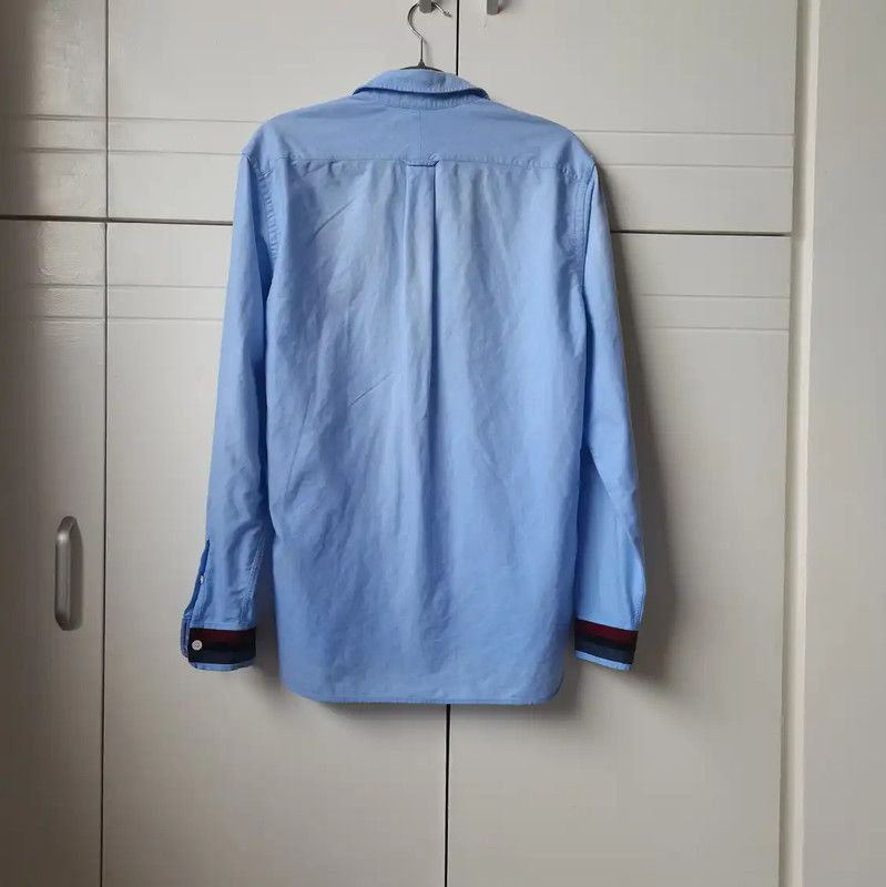 Burberry Burberry Blue Cotton Long Sleeve Shirt Size US XXL / EU 58 / 5 - 3 Thumbnail
