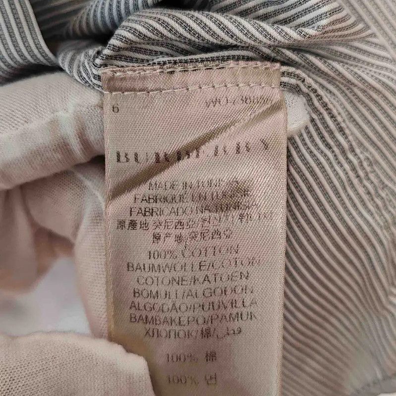 Burberry Burberry Men's Gray Cotton Long Sleeve Shirt Size US M / EU 48-50 / 2 - 4 Thumbnail