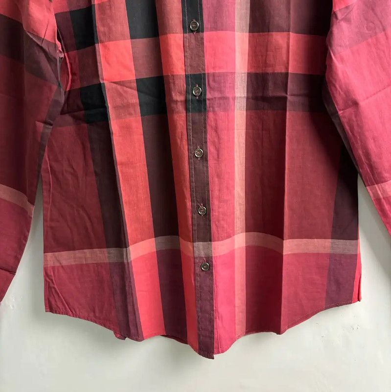 Burberry Burberry Color Blocked Long Sleeve Shirt Size US M / EU 48-50 / 2 - 4 Thumbnail