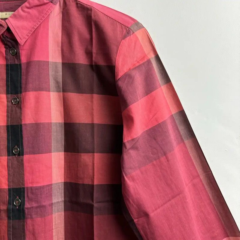 Burberry Burberry Color Blocked Long Sleeve Shirt Size US M / EU 48-50 / 2 - 3 Thumbnail