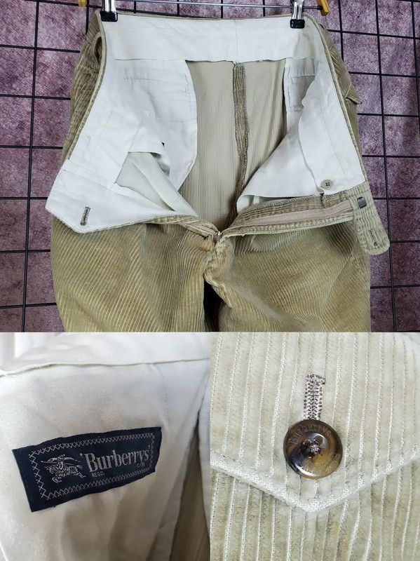 Burberry Burberry Khaki Stripe Casual Pants for Men Size US 36 / EU 52 - 4 Thumbnail