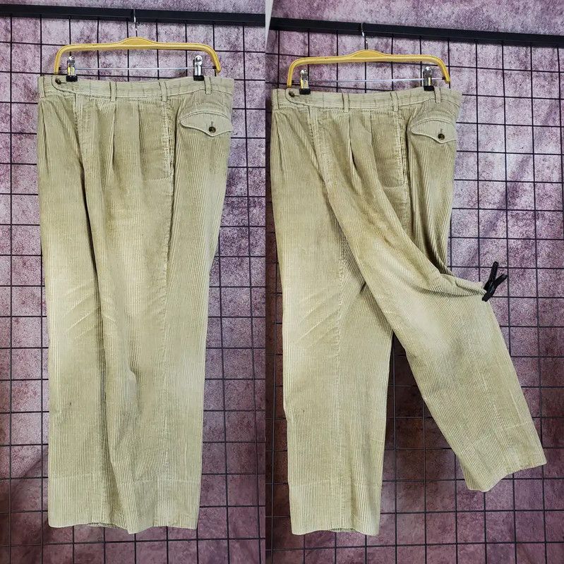 Burberry Burberry Khaki Stripe Casual Pants for Men Size US 36 / EU 52 - 2 Thumbnail