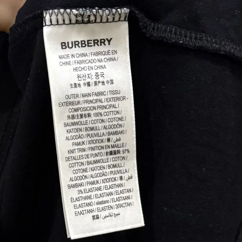 Burberry Burberry Black Cotton Men’s T-Shirt Size US XXS / EU 40 - 5 Thumbnail