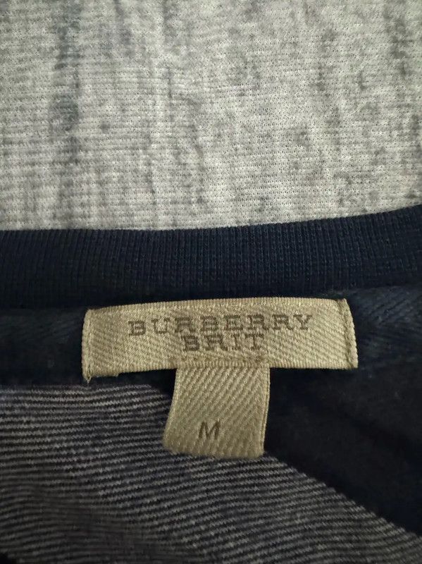 Burberry Burberry Navy Cotton Logo Sweatshirt for Men Size US M / EU 48-50 / 2 - 3 Thumbnail