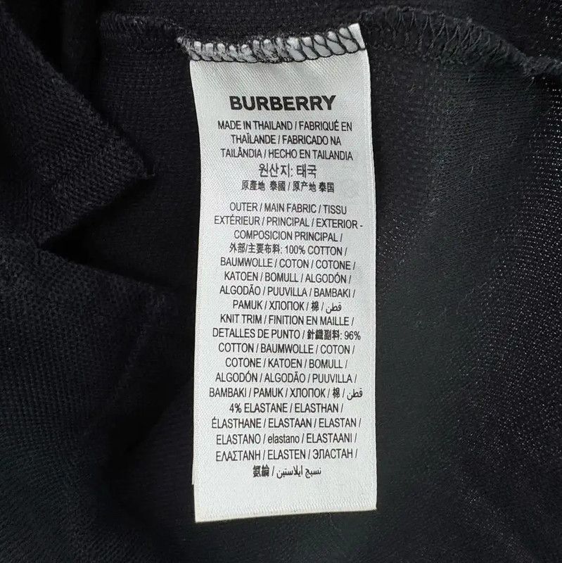 Burberry Burberry Black Men's Polo Shirt Size US S / EU 44-46 / 1 - 5 Thumbnail