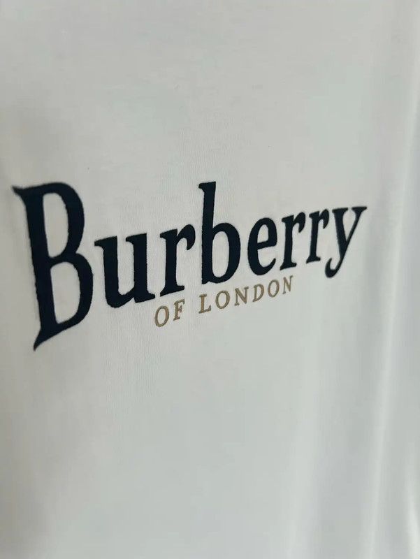 Burberry Burberry White Cotton Men’s Short Sleeve T-Shirt Size US L / EU 52-54 / 3 - 3 Thumbnail
