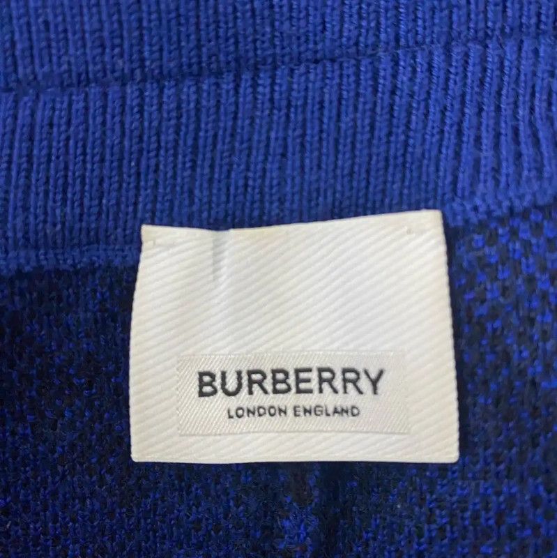Burberry Burberry Blue Wool Men's Casual Pants Size US 40 / EU 56 - 3 Thumbnail