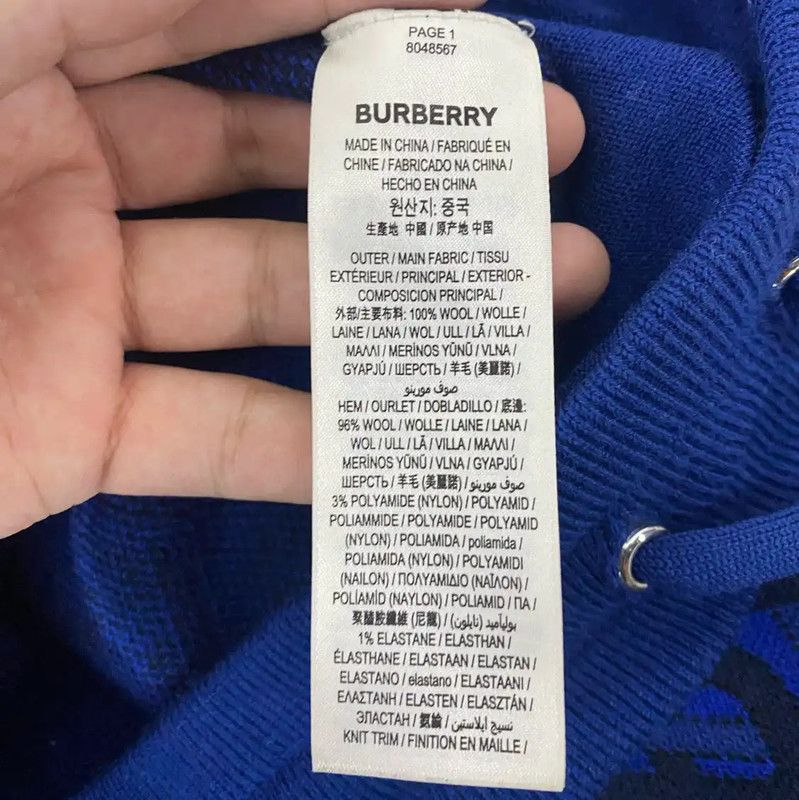 Burberry Burberry Blue Wool Men's Casual Pants Size US 40 / EU 56 - 5 Thumbnail
