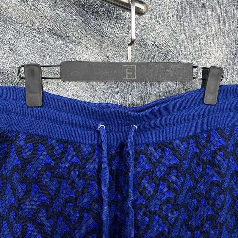 Burberry Burberry Blue Wool Men's Casual Pants Size US 40 / EU 56 - 6 Thumbnail