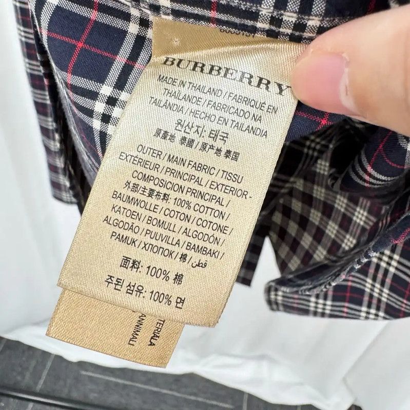 Burberry Burberry Long Sleeve Plaid Shirt for Men Size US XXL / EU 58 / 5 - 6 Thumbnail