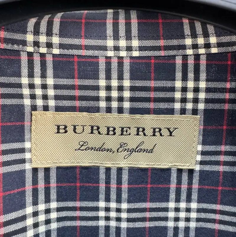 Burberry Burberry Long Sleeve Plaid Shirt for Men Size US XXL / EU 58 / 5 - 5 Thumbnail