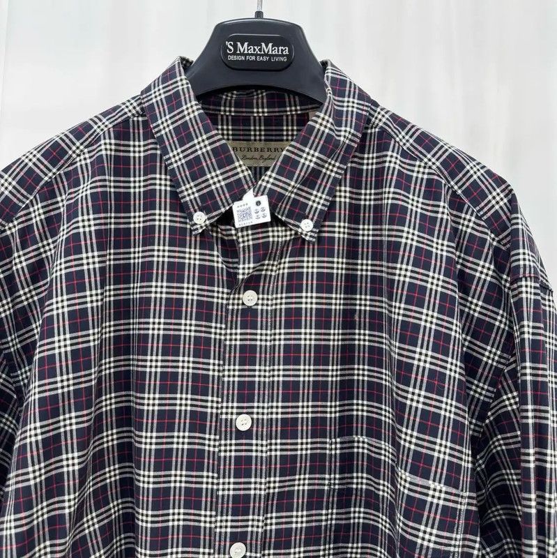 Burberry Burberry Long Sleeve Plaid Shirt for Men Size US XXL / EU 58 / 5 - 3 Thumbnail