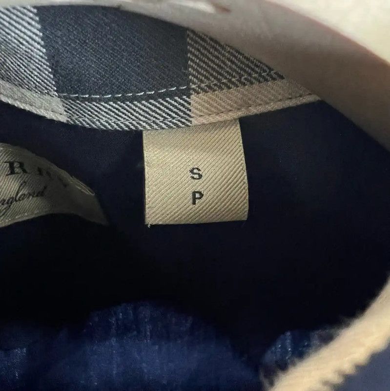 Burberry Burberry Navy Cotton Long Sleeve Shirt Size US S / EU 44-46 / 1 - 4 Thumbnail