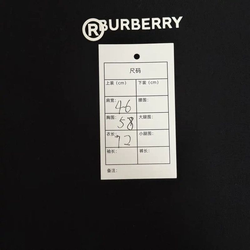 Burberry Burberry Black Cotton Men's T-shirt Size US M / EU 48-50 / 2 - 4 Thumbnail