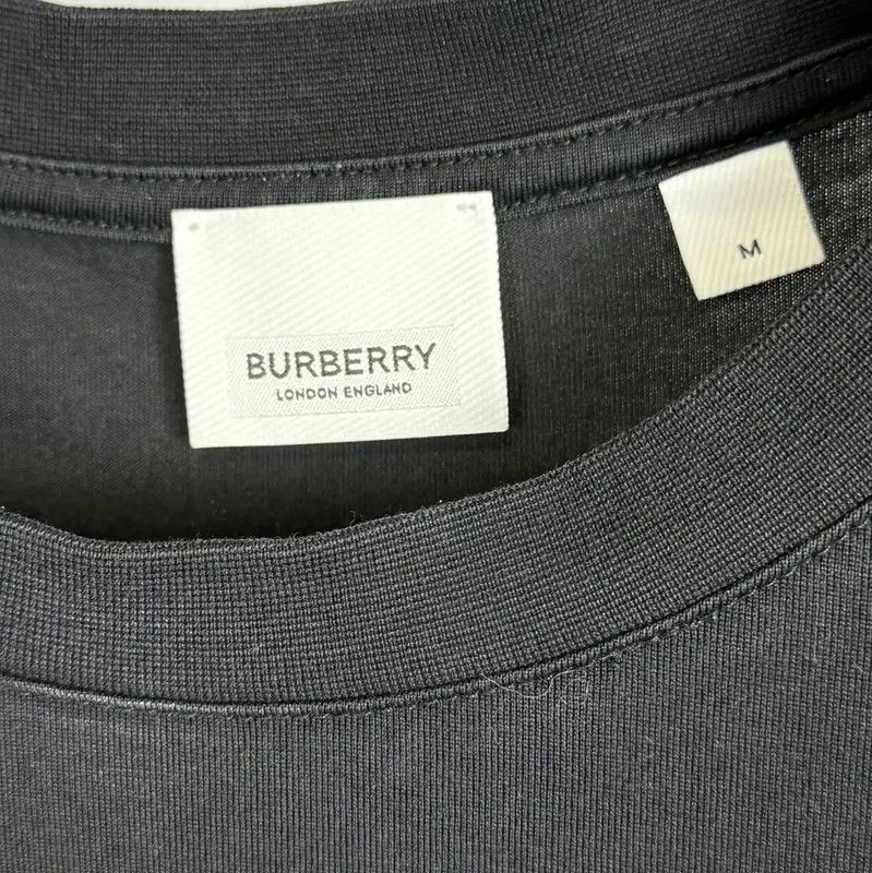 Burberry Burberry Black Cotton Men's T-shirt Size US M / EU 48-50 / 2 - 3 Thumbnail