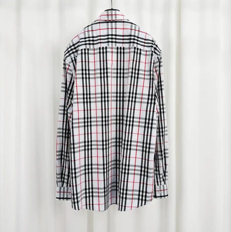 Burberry Burberry Multicolor Logo Plaid Long Sleeve Shirt Size US L / EU 52-54 / 3 - 2 Thumbnail