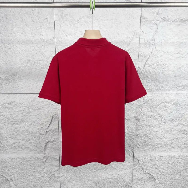 Burberry Burberry Red Cotton Men's T-Shirt Size US M / EU 48-50 / 2 - 2 Thumbnail