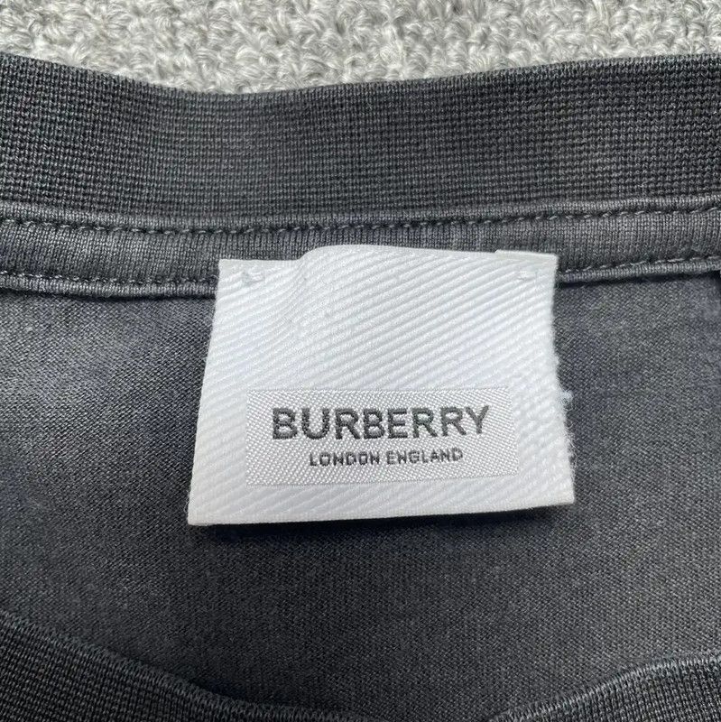 Burberry Burberry Black Cotton Men's T-Shirt Size US XL / EU 56 / 4 - 5 Thumbnail