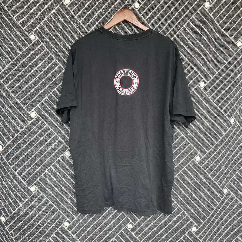 Burberry Burberry Black Cotton Men's T-Shirt Size US XL / EU 56 / 4 - 2 Thumbnail