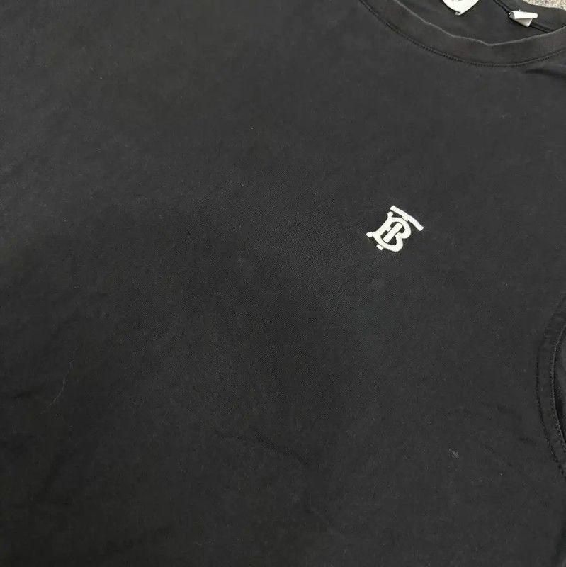 Burberry Burberry Black Cotton Men's T-shirt Size US M / EU 48-50 / 2 - 3 Thumbnail