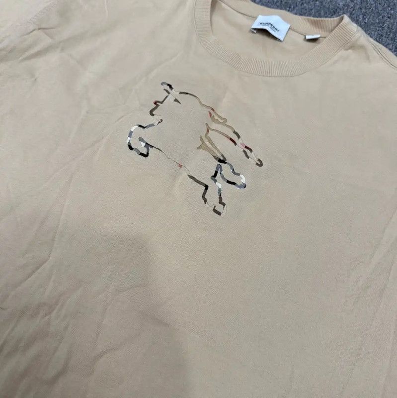 Burberry Burberry Khaki Cotton Men's T-Shirt Size US S / EU 44-46 / 1 - 3 Thumbnail